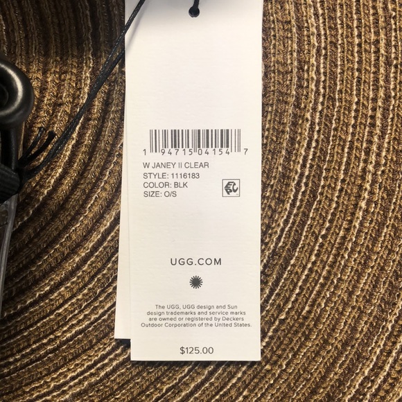 UGG Janey II Clear Black Crossover Bag - Picture 4 of 8